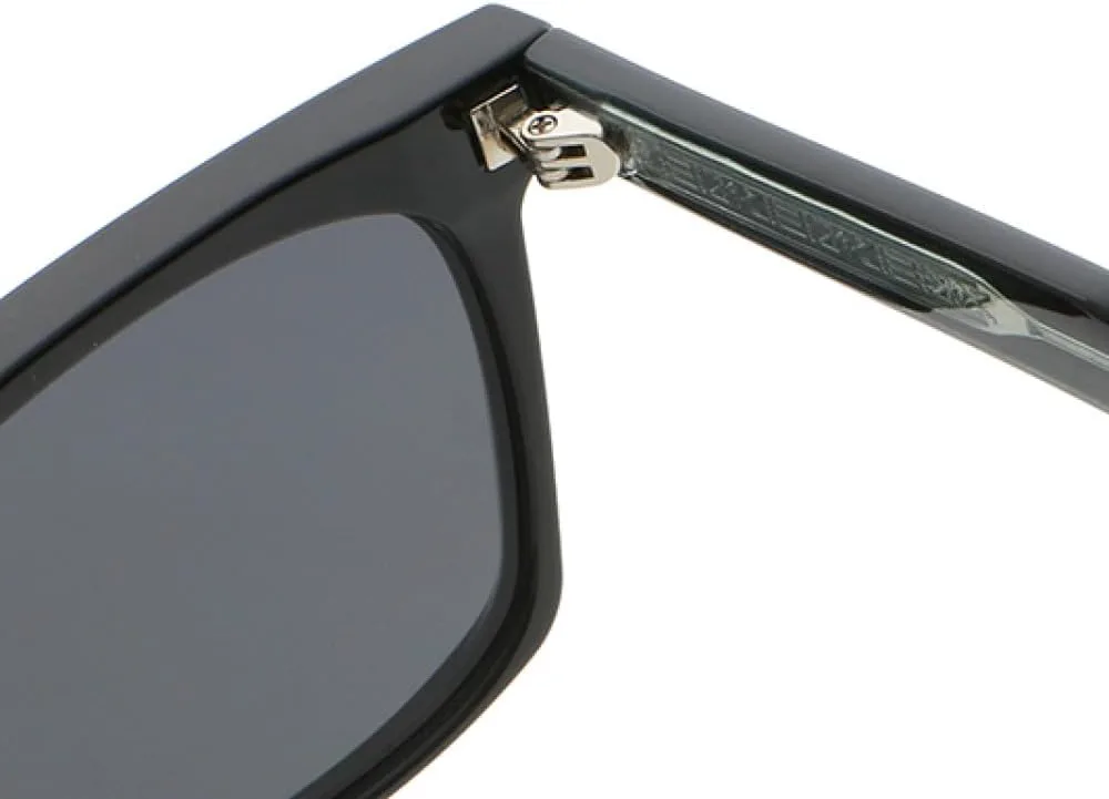 

MUTYNE Серые и зеленые модные солнцезащитные очки для женщин, квадратные солнцезащитные очки из ацетата для мужчин, защита от УФ-излучения UV400, Black With Grey