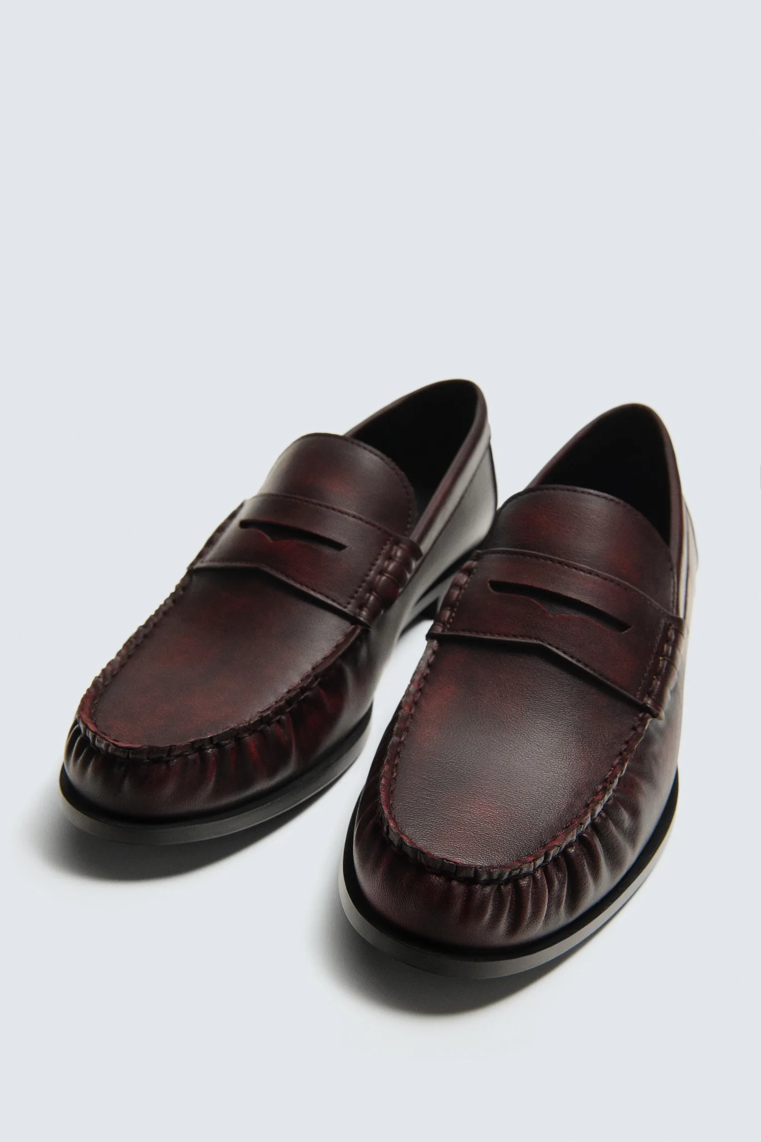 Zara Потертые лоферы — фото 2