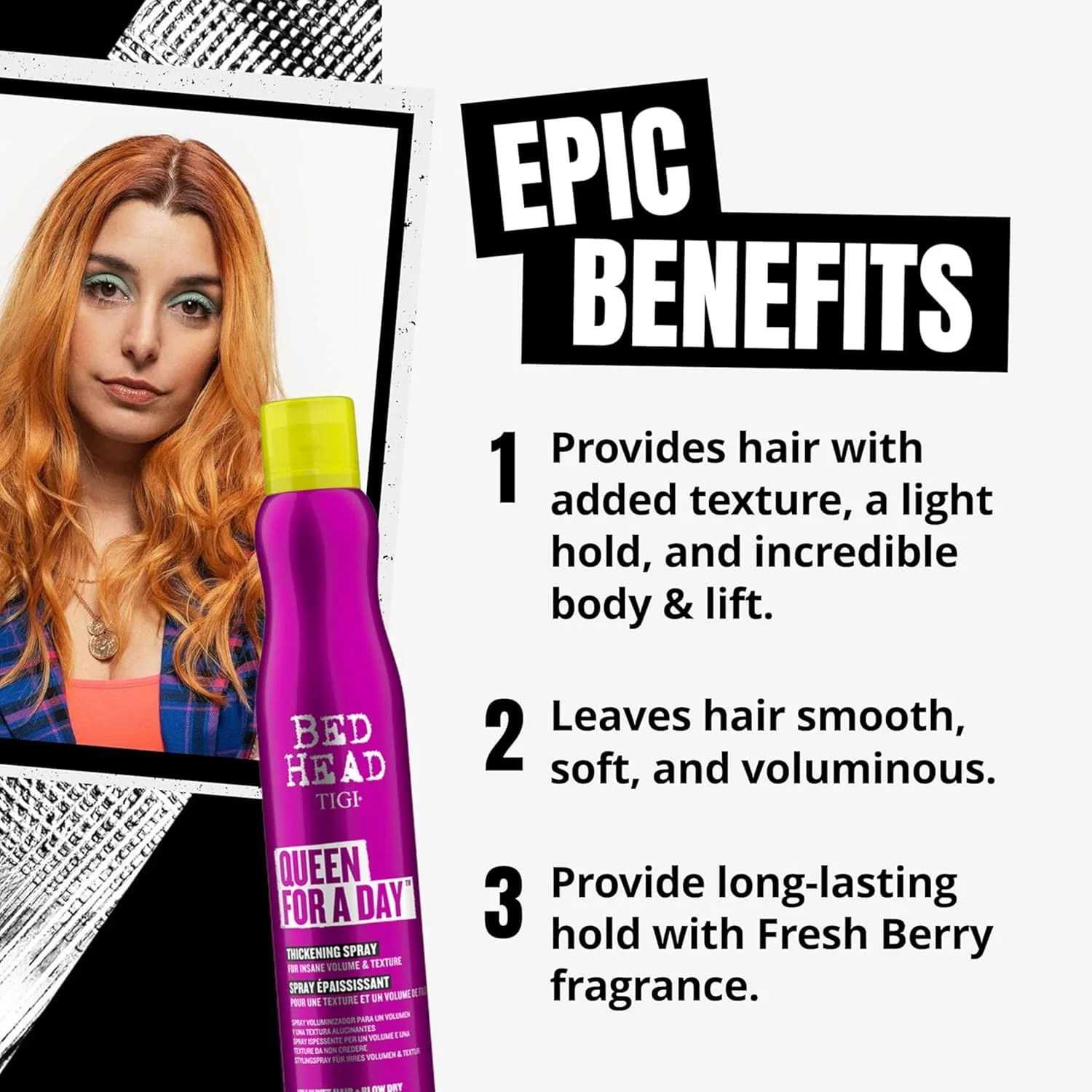 Спрей-пена для объема «Superstar Queen for a Day» от Tigi Bed Head Tigi — фото 2