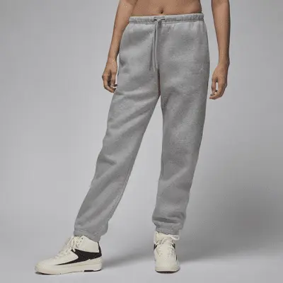 

Брюки Jordan Brooklyn Fleece, серый/белый