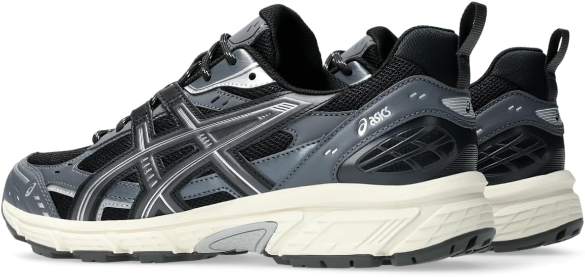 Унисекс кроссовки ASICS Gel-NUNOBIKI в спортивном стиле, черный/серый — фото 3
