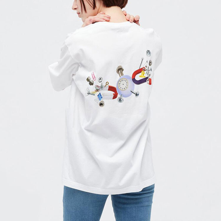 Футболка Pokemon Pokémon Co-Branded Series унисекс белая Uniqlo, белый — фото 4