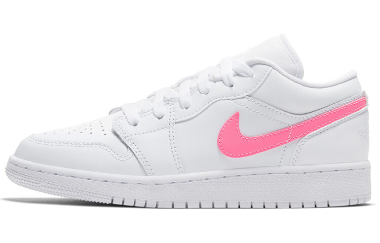 

Кроссовки Jordan 1 Low White Neon GS