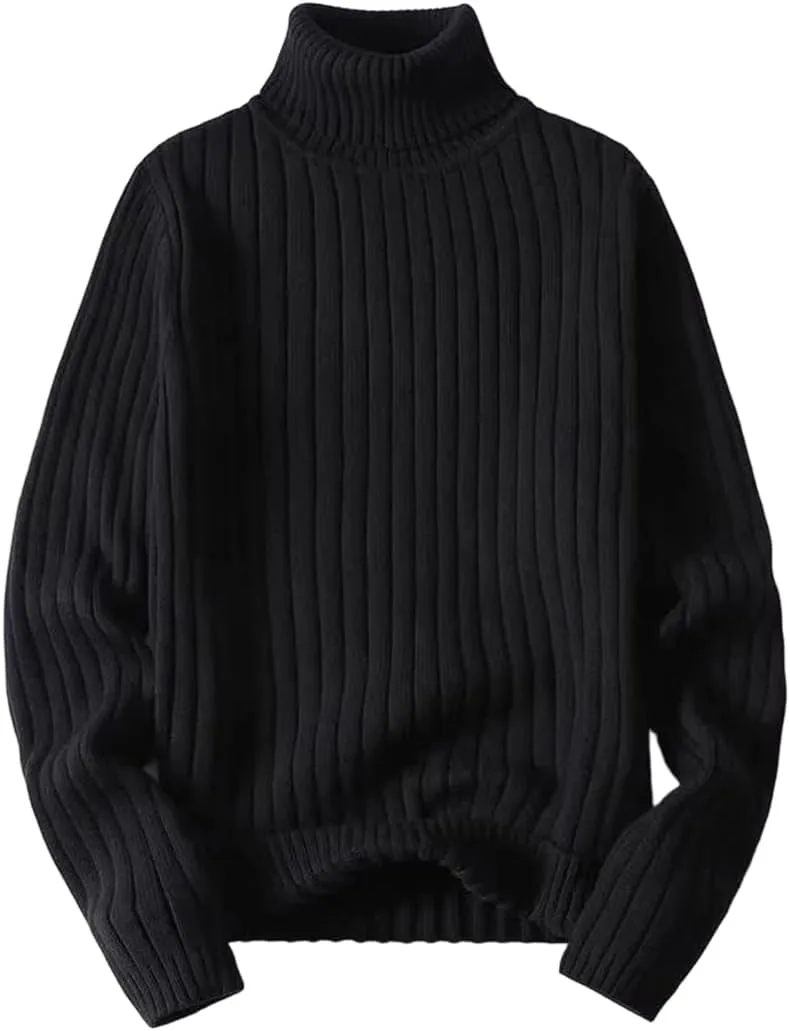 

Мужской свитер с высоким воротником