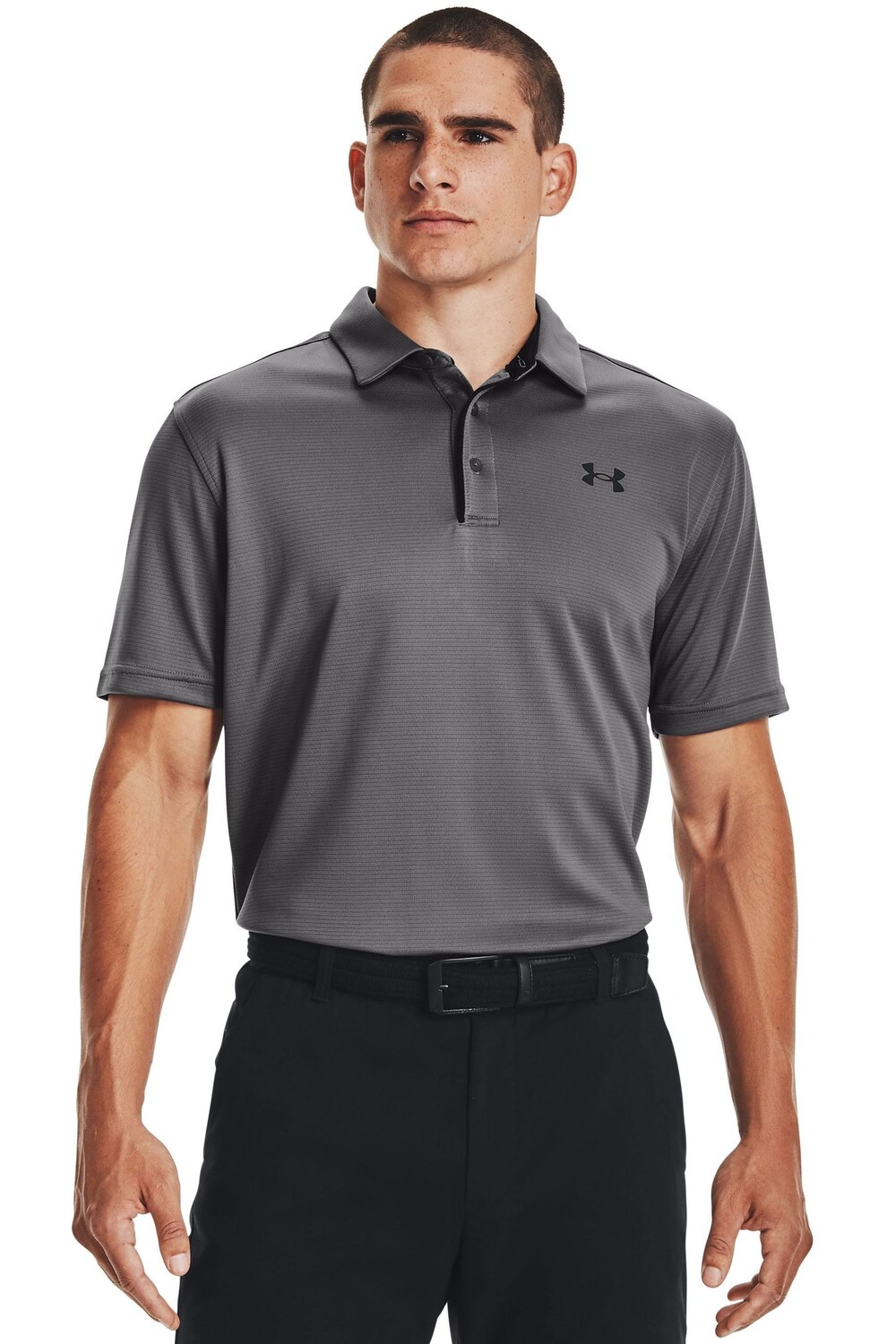 

Рубашка-Поло из техно-гольфа Under Armour, серый