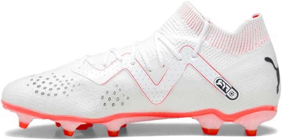 PUMA - Мужские кроссовки Future Pro Fg/Ag, Puma White Puma Black Fire Orchid — фото 3