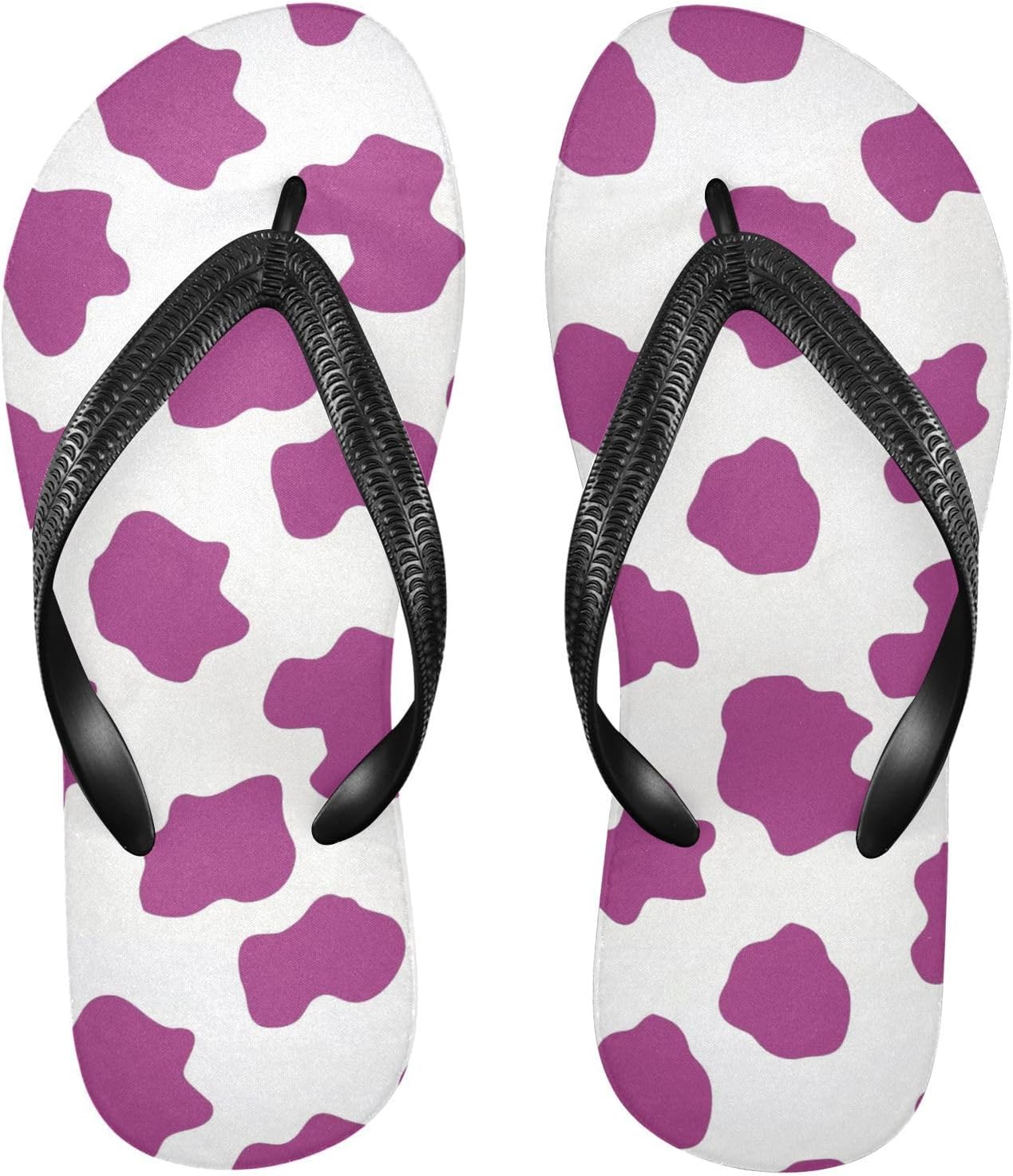 

Шлепанцы SPRIPORT с текстурой под корову для женщин и мужчин, фиолетовый