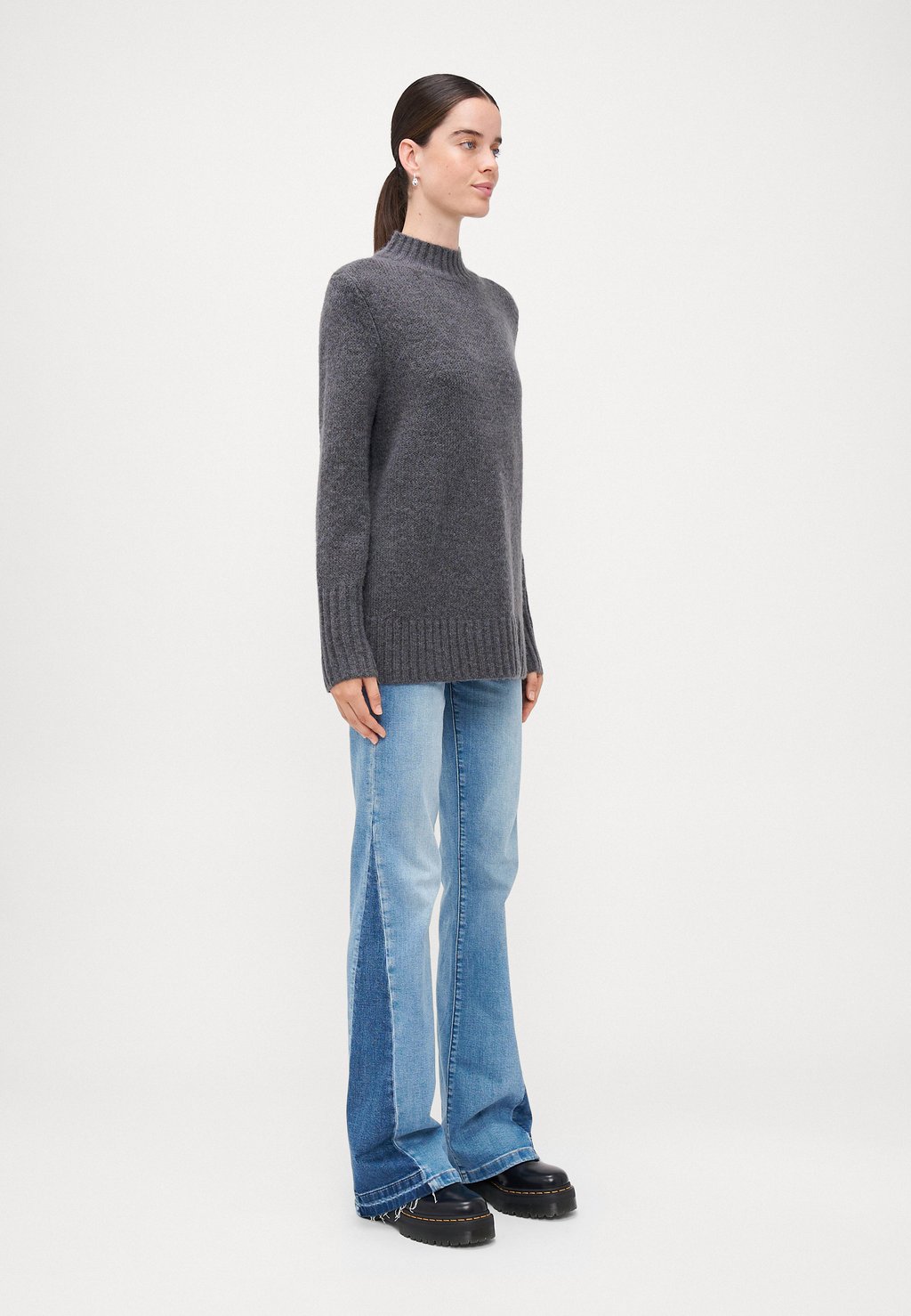 

Джемпер ONLAYA LIFE HIGH NECK ONLY Tall, серый