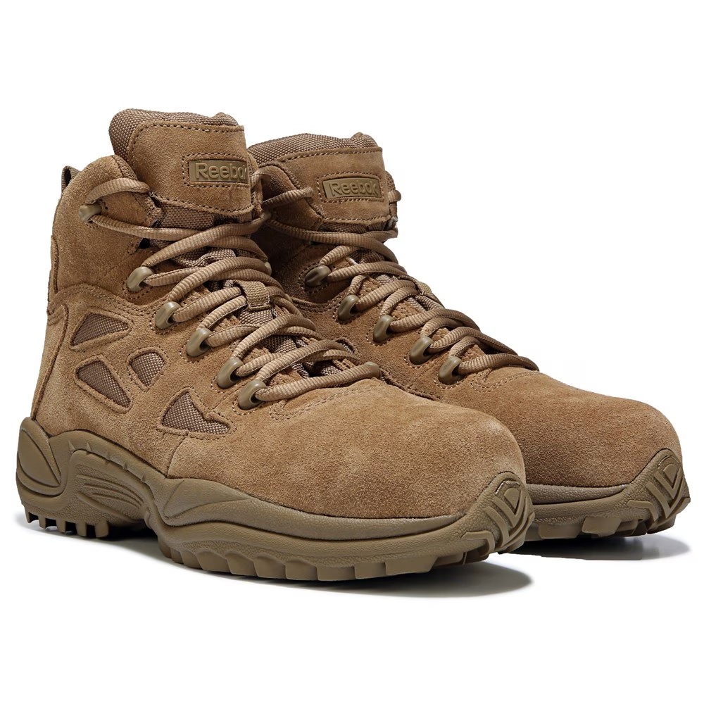 

Ботинки "Rapid response" с боковой молнией 6 дюймов от Reebok Duty, coyote leather
