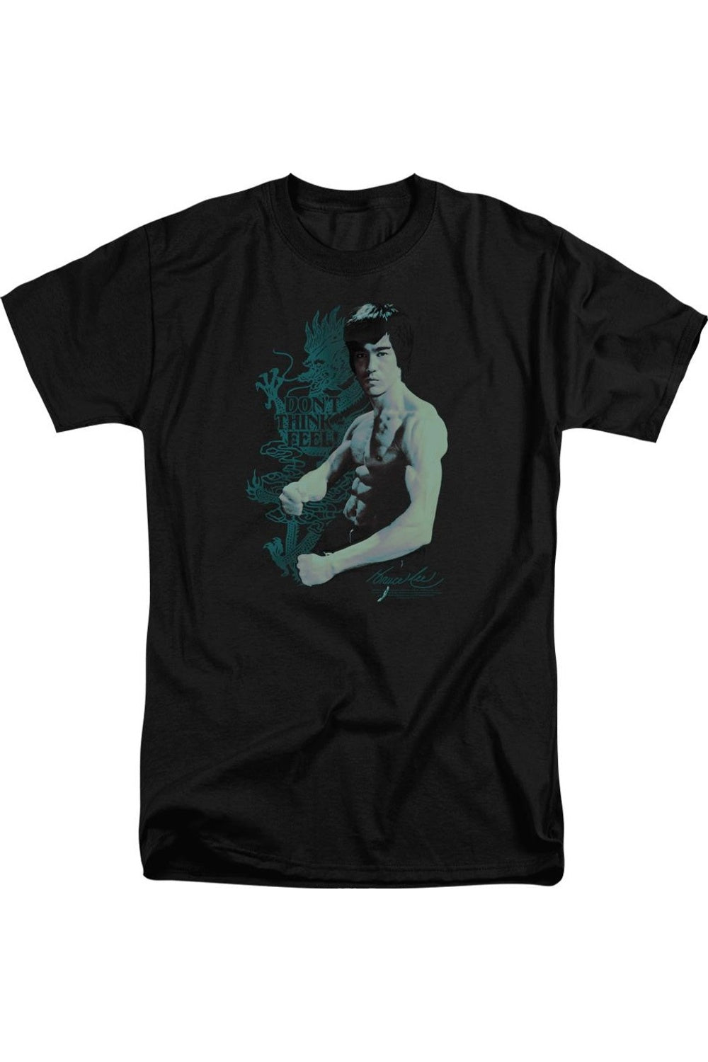 

Футболка с коротким рукавом для взрослых Bruce Lee Feel Gildan, черный
