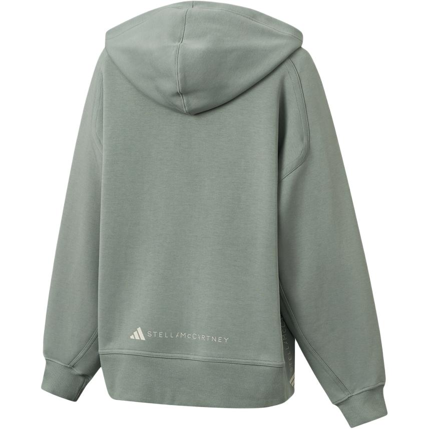 Толстовка с капюшоном ASMC FZ женская Adidas, серо-зеленый — фото 3