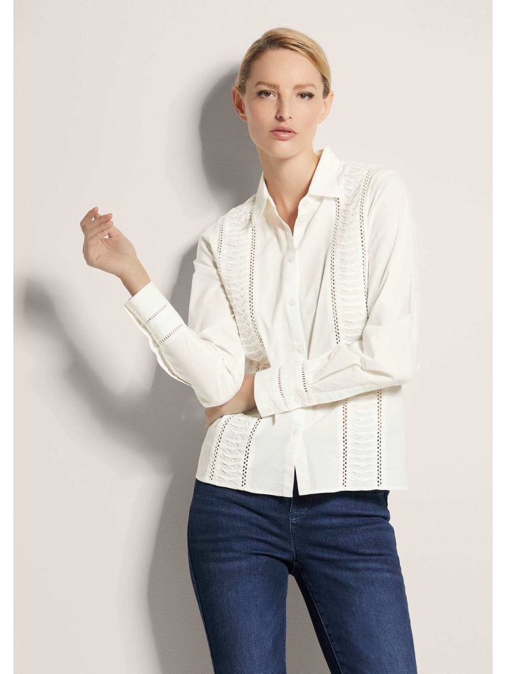 

MADELEINE Блузка кремового цвета с вырезами