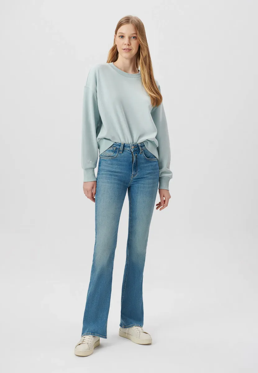 

Свитер Mavi с круглым вырезом "CREW NECK SWEATSHIRT", укороченная толстовка, цвет Winter Sky