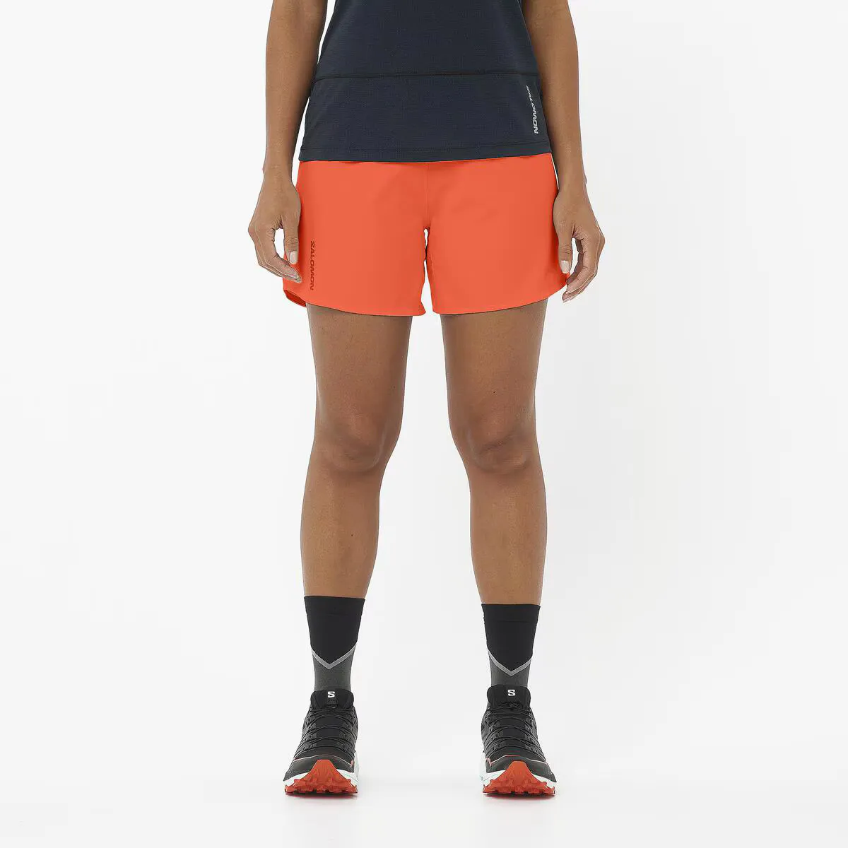 

Женские шорты Salomon Cross 5", оранжевый