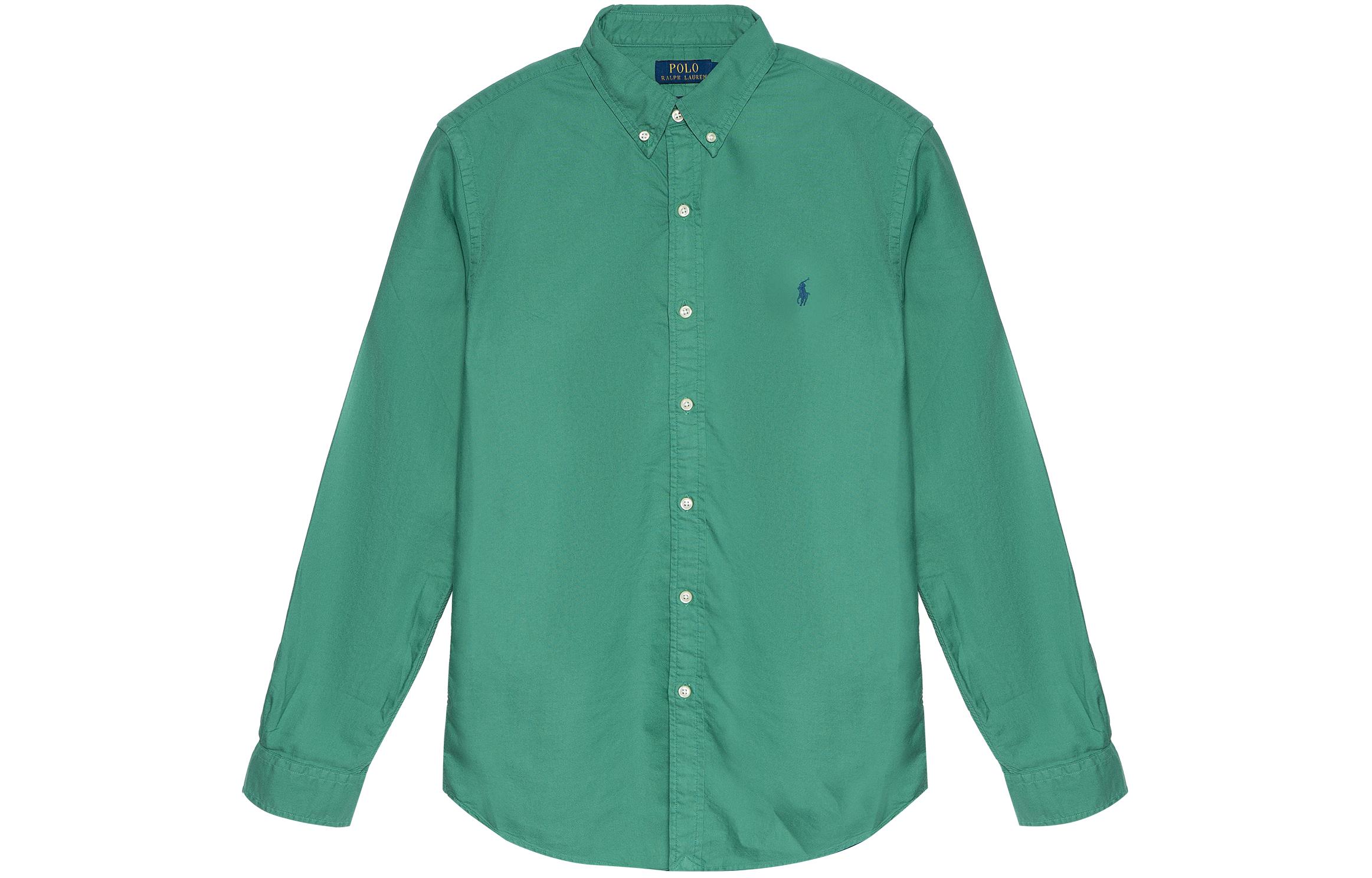 

Polo Ralph Lauren Рубашка мужская SS23, нефритово-зеленая