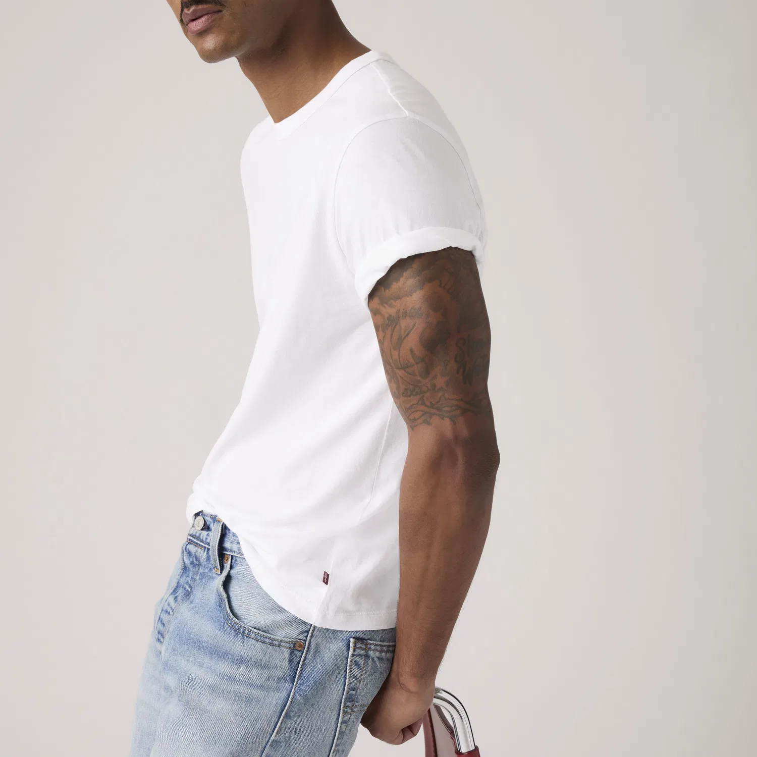 Уменьшенная в размере футболка Levi's, White — фото 2