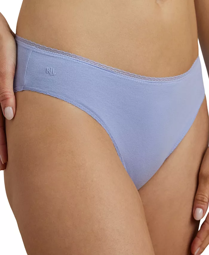 

Женские бикини с французской посадкой 4L0217 Lauren Ralph Lauren, синий