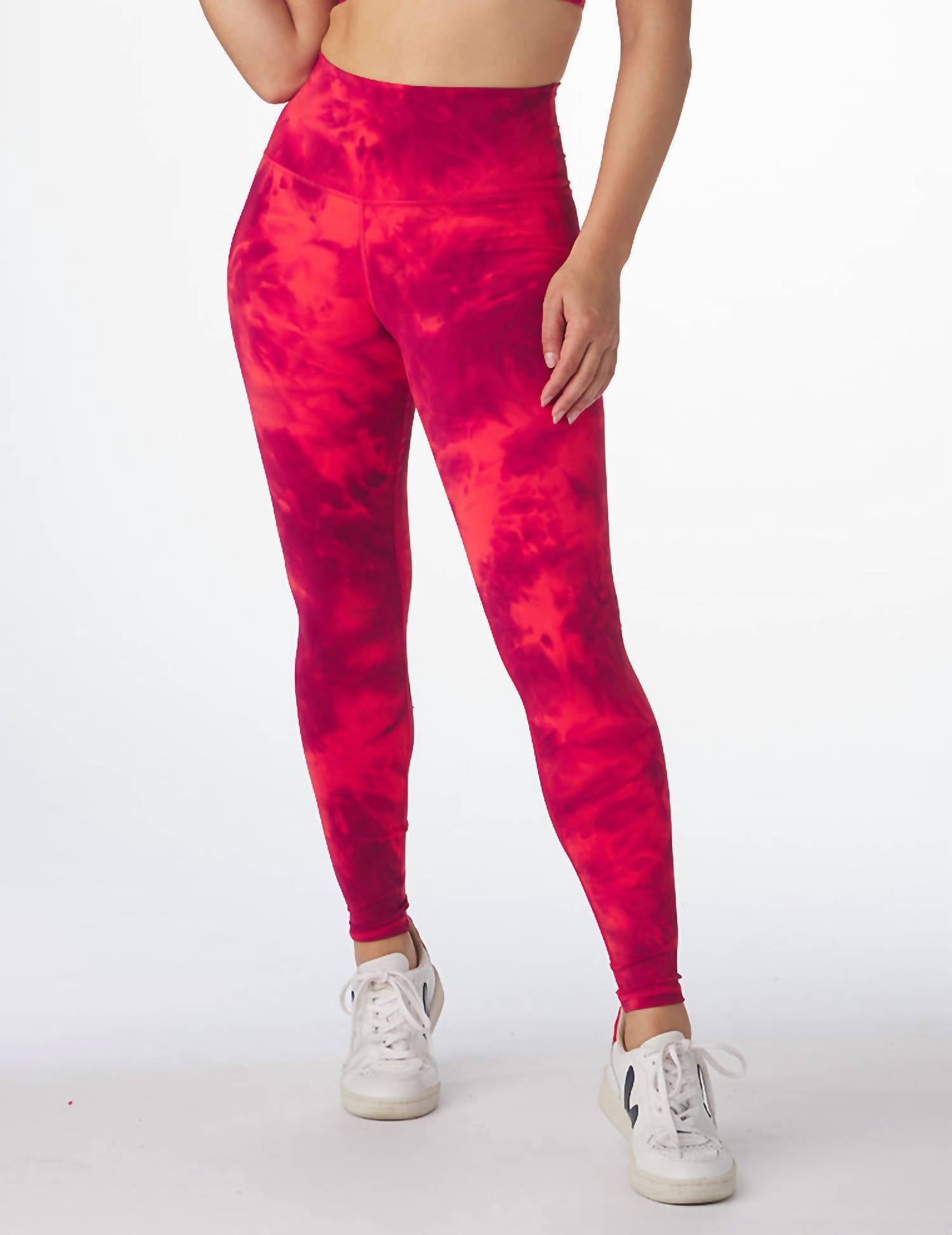 

Высокие леггинсы Pure в технике тай-дай с вишневым узором Glyder, Cherry Tie-Dye
