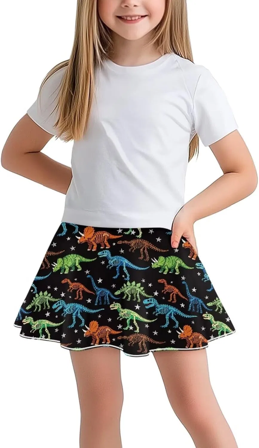 Спортивная юбка с шортами Hdjxbdhsv, цвет Dinosaur