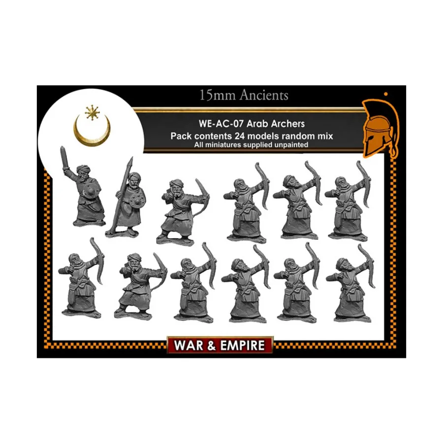 

Лучники – араб, War & Empire - Dark Ages Miniatures - Arab (15mm)