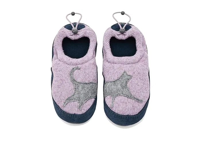 Тапочки флисовые L.L.Bean Kids, Pastel Lilac Cat