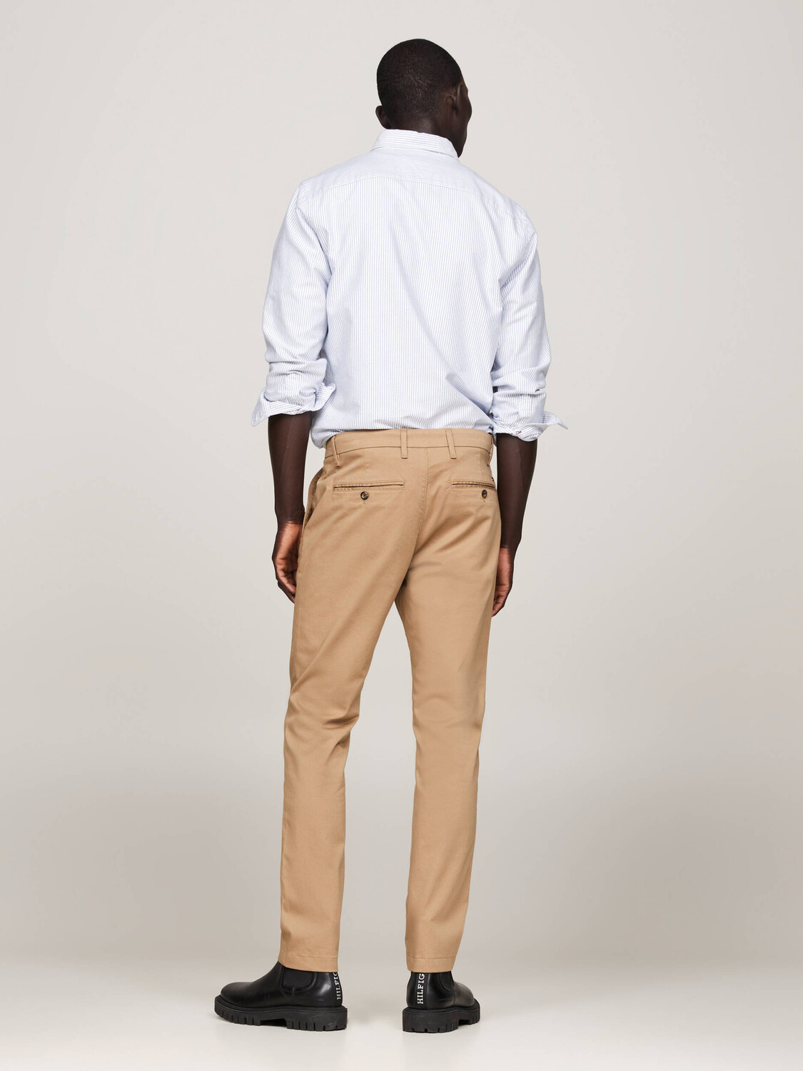 Брюки Tommy Hilfiger chino Regular Fit, бежевый — фото 3