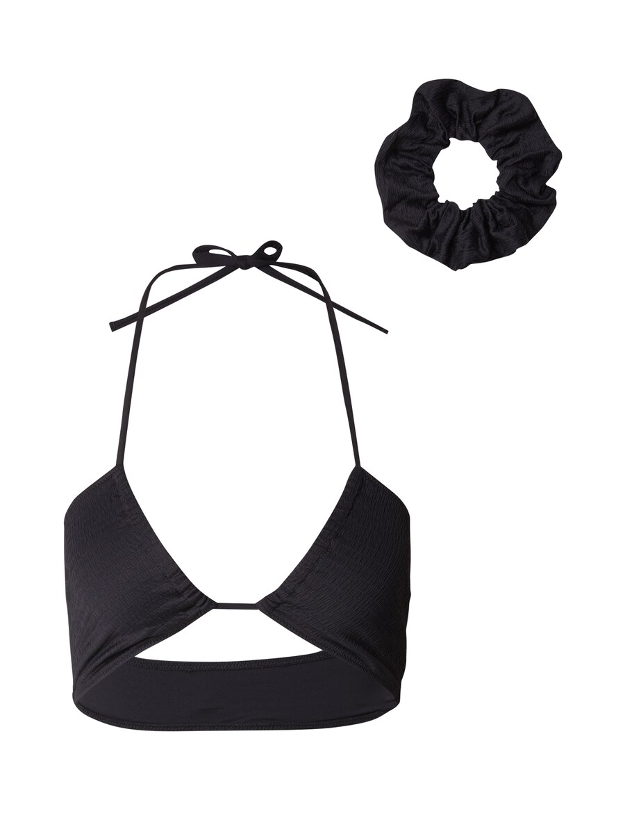 

Бикини-топ с высоким воротом Calvin Klein Swimwear Bikini Top, черный