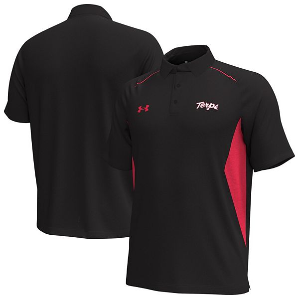 

Мужская черная футболка polo Maryland Terrapins Title Performance Under Armour