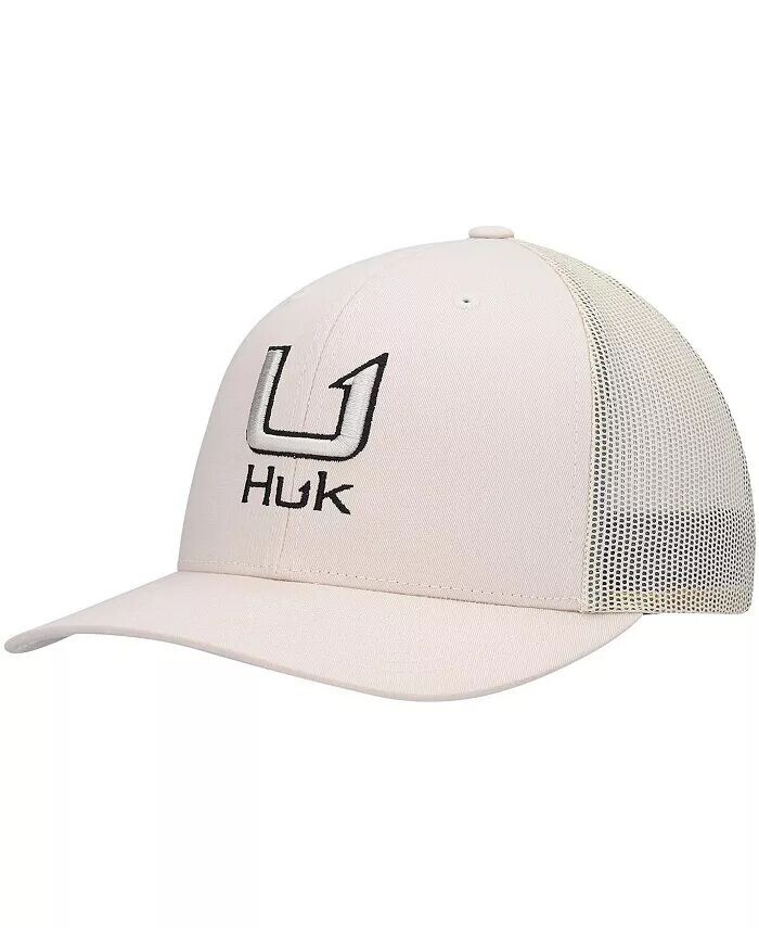 

Мужская кепка Snapback цвета хаки с бородкой U Trucker Huk, бежевый
