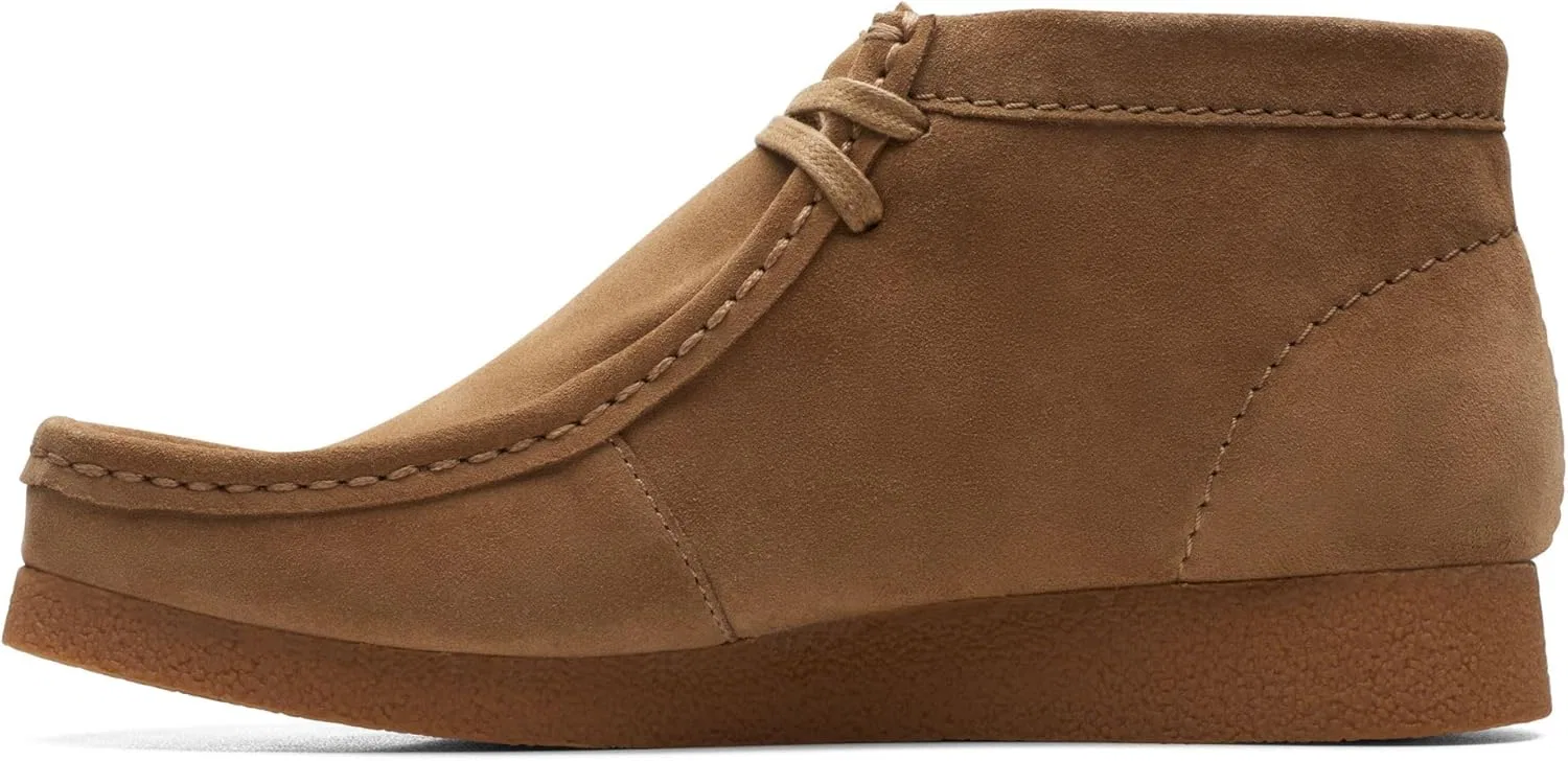 Мужские ботинки Clarks Wallabee Evo, ботинки Oxford, 2-Dark Grey Suede — фото 3