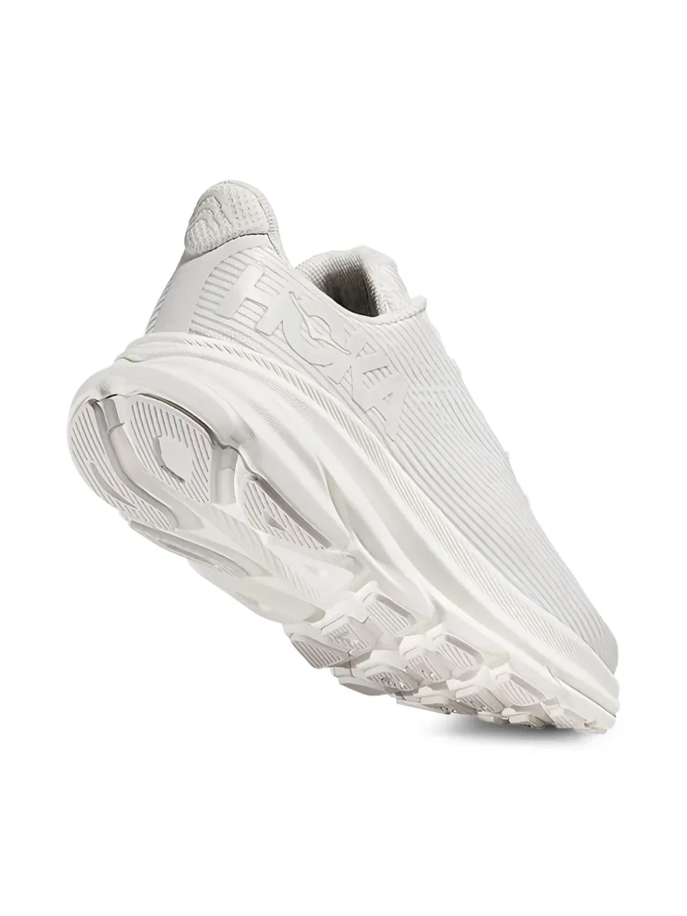 Кроссовки One Clifton 9 "White Frost" Hoka Kids, белый — фото 3