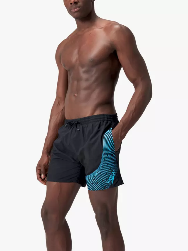 

Шорты для плавания Speedo Medley, цвет black/picton blue