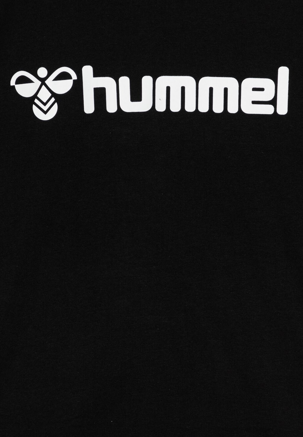Футболка с принтом Logo Kids Unisex Hummel, черный — фото 3