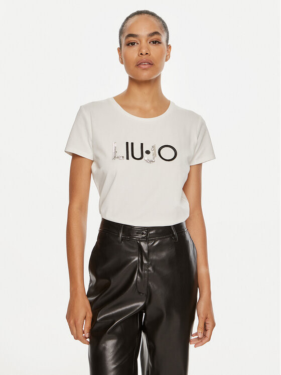 

Футболка стандартного кроя Liu Jo, экрю