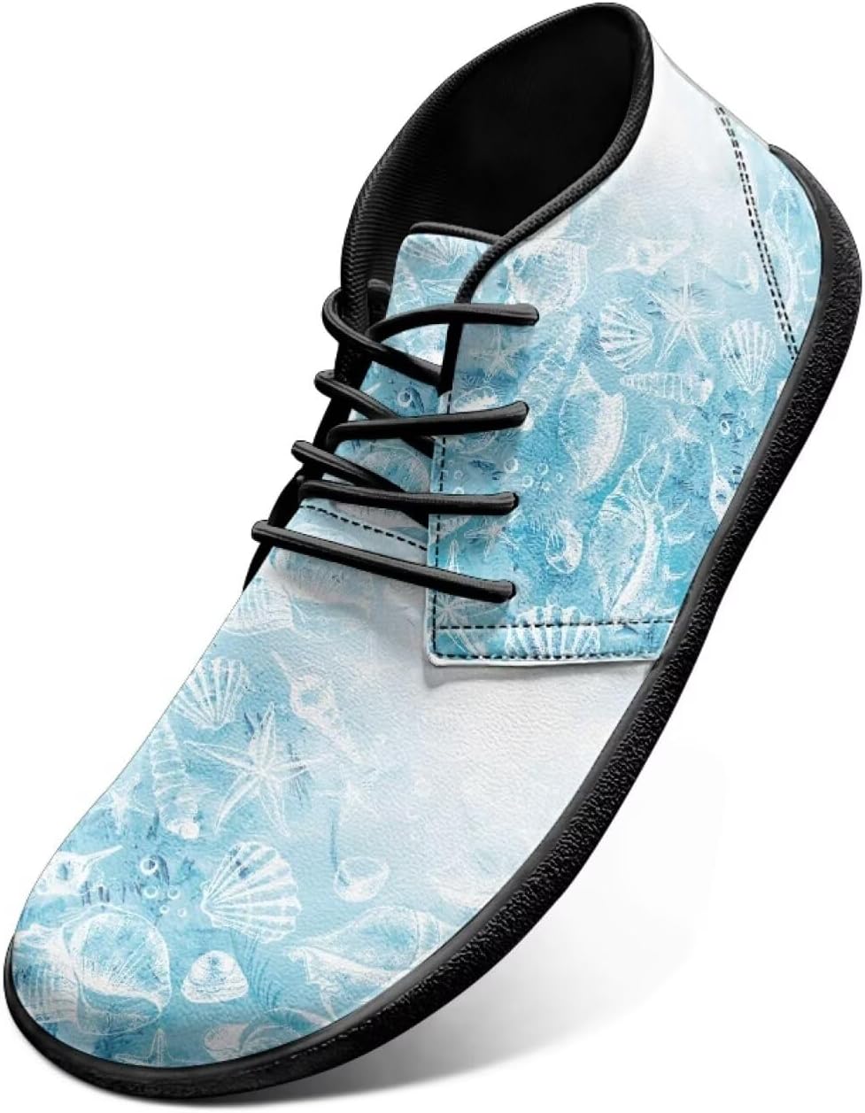 

Мужские кроссовки для бега и кросс-тренинга с широким носком и дизайном в морском стиле - Резиновая подошва - Нулевой перепад высоты подошвы Watdotory, Marine Life