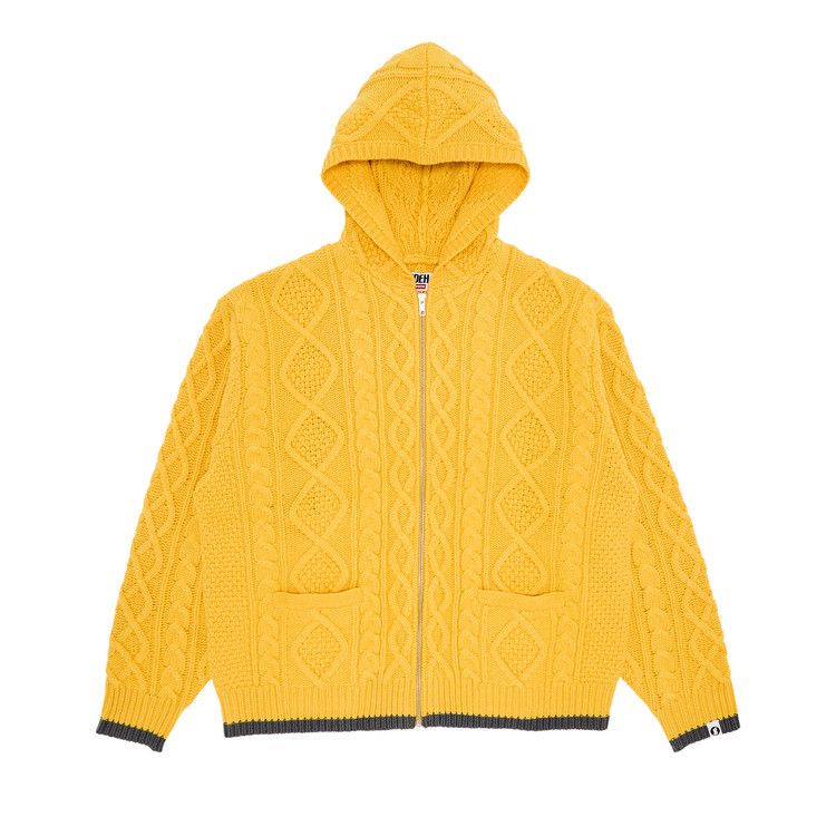 

Свитер Supreme x Goodenough Zip Up Hooded Sweater, Yellow
