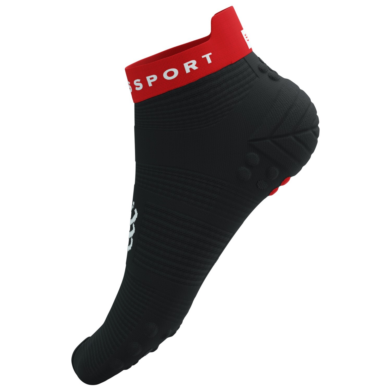 

Носки для бега Compressport Pro Racing Socks V4.0 Run Low, цвет Black/Core Red