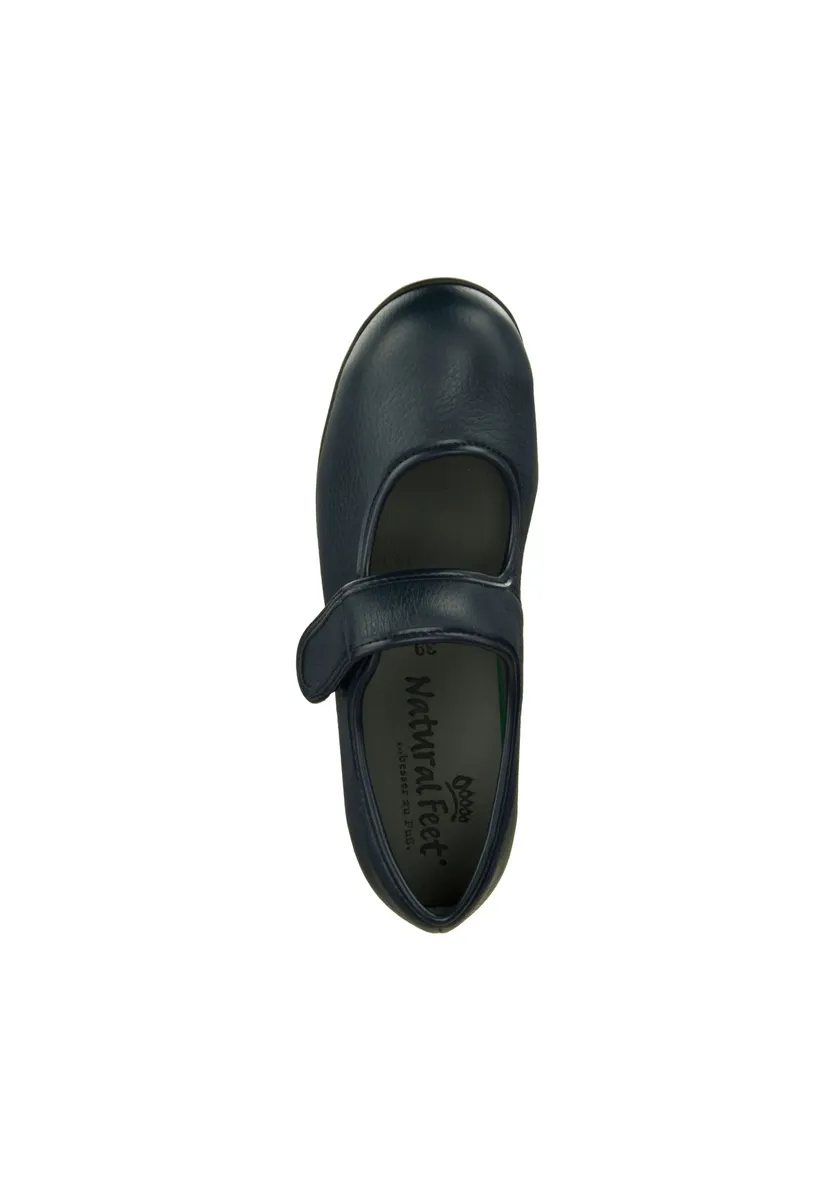 Туфли Natural Feet на липучке "Сюзанна" со стелькой из латекса Memo, синий — фото 3