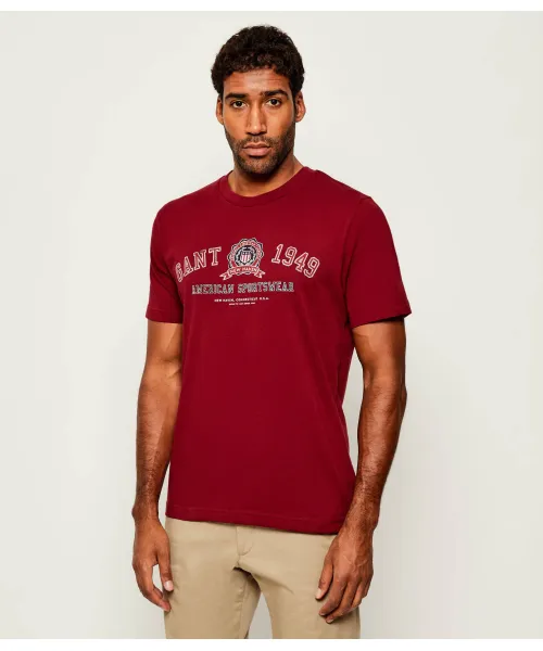 

Футболка с рисунком Regular fit Gant, красный