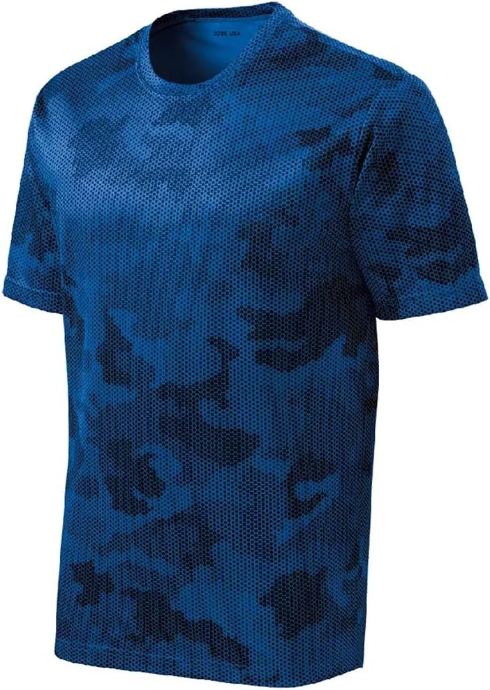 

Joe's USA мужская футболка CamoHex All Sport с влагоотводящими свойствами, размеры XS-4XL