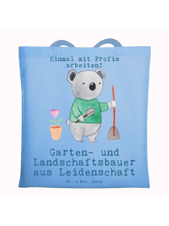 

Сумка Mr. & Mrs. Panda Tragetasche Garten- und Landschaftsbauer Leiden..., небесно-синий