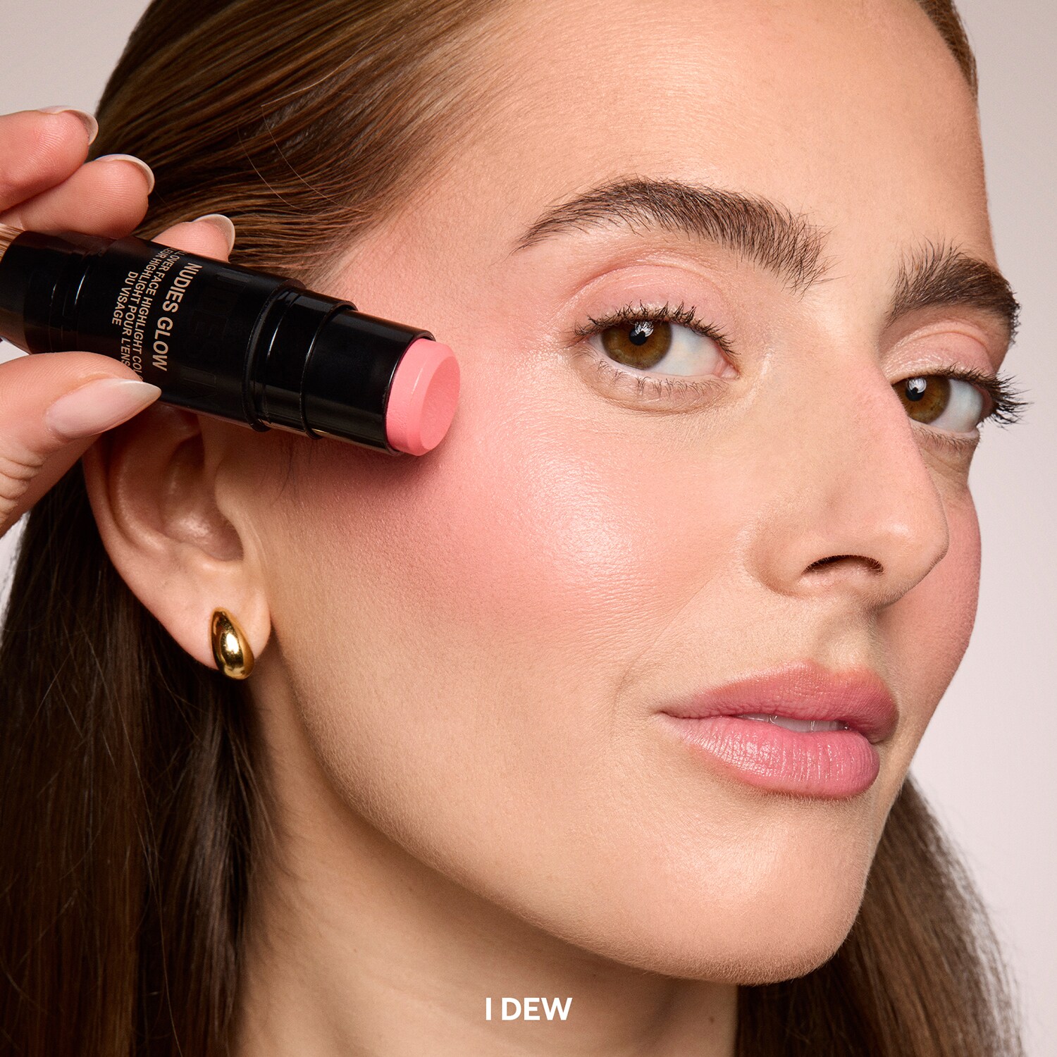 Стик для автозагара и хайлайтер Nudies All Over Face Color Bronze + Glow Nudestix, Hey, Honey (8 g) — фото 4