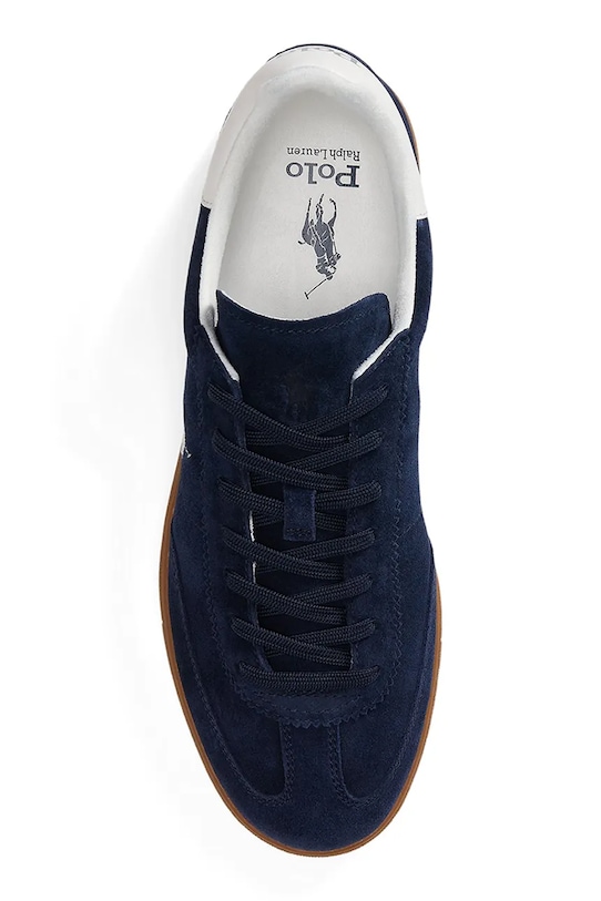 Замшевые кроссовки Bedford Pp Polo Ralph Lauren, темно-синий — фото 4