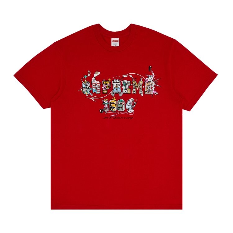 

Футболка Supreme Varsity Tee, красный