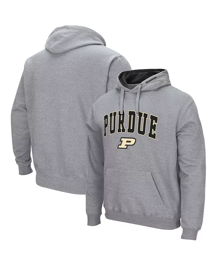 

Мужская толстовка Purdue Boilermakers с арочным логотипом 3.0 Colosseum, серый