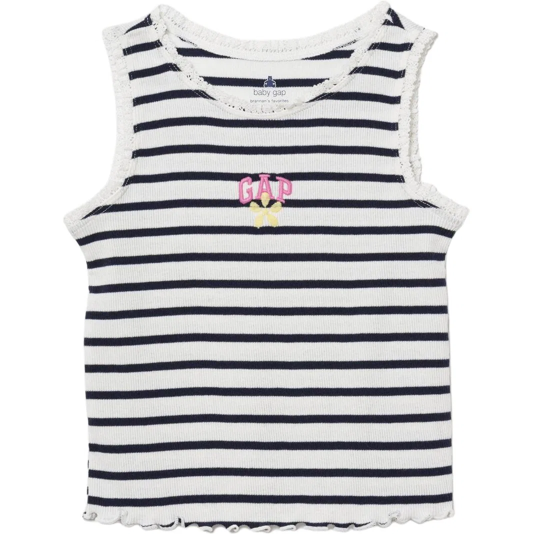 Майка детская с круглым вырезом GAP Marine Blue Stripe