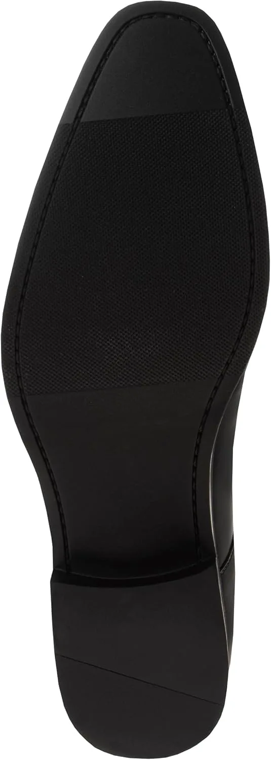 Мужские элегантные черные кожаные формальные туфли Perry Ellis, классические туфли оксфорд и дерби для взрослых, черный — фото 4