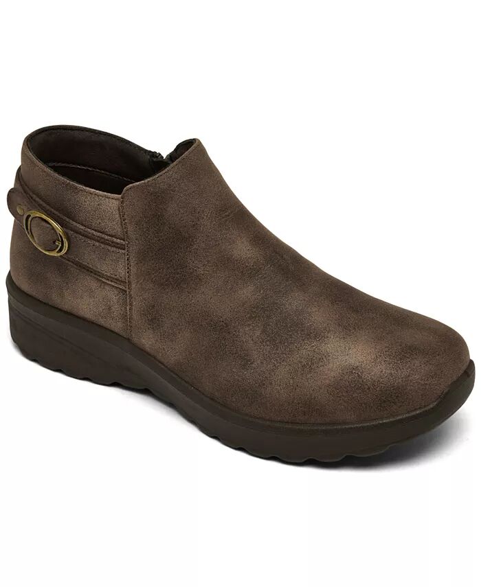 Женские свободные ботильоны: Lovely Vibe - Moonlight Booties от Finish Line Skechers, коричневый