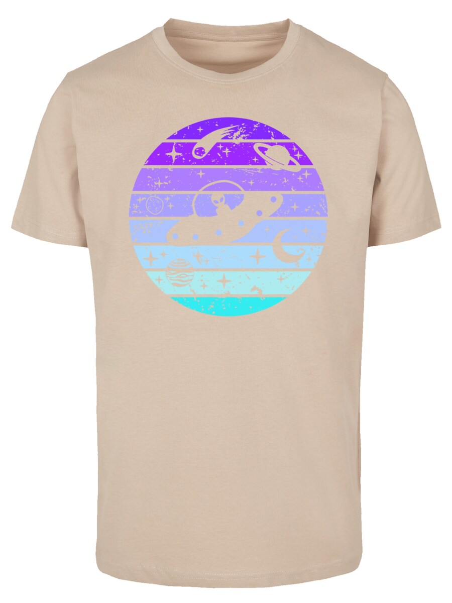 

Рубашка F4NT4STIC Retro Alien Weltraum Sonnenuntergang, Nude