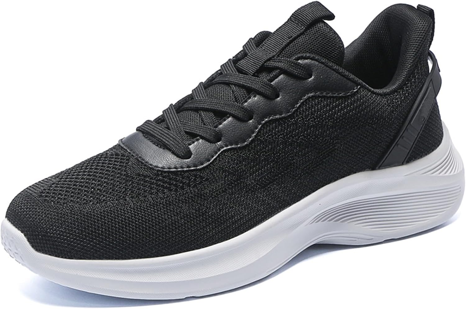 

Мужские прогулочные туфли с поддержкой - легкие кроссовки, дышащие ортопедические Generic, черный